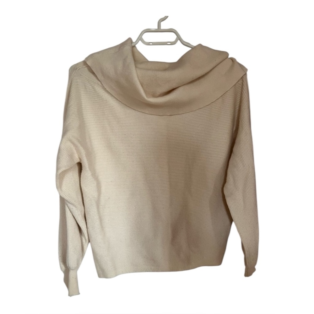 Zara Cream Cowl Neck Sweater